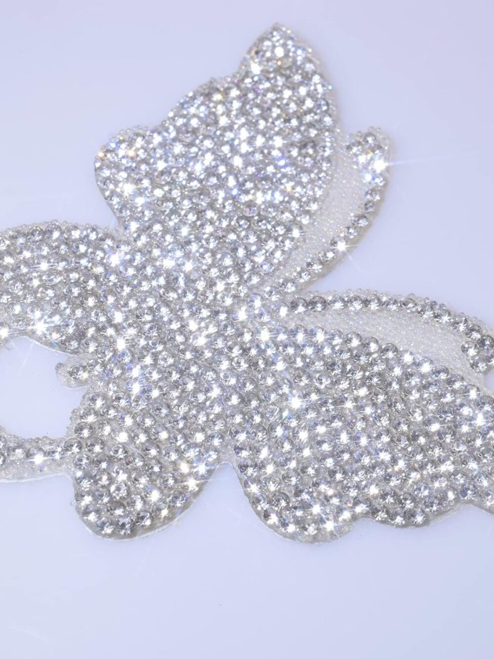 2 PCS Crystal Car Decoration Stickers Butterfly Bling Crystal Rhinestone Car Sti - Picture 5 of 7